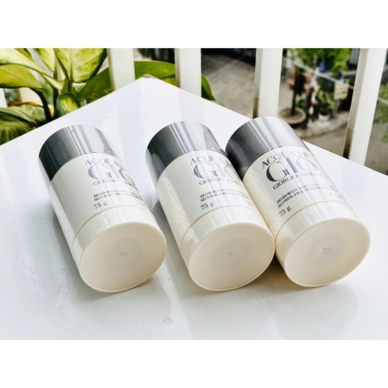 Lăn khử mùi Acqua di Gio trắng 75g hương nước hoa dành cho Nam - Tinh khiết, hiện đại và nam tính