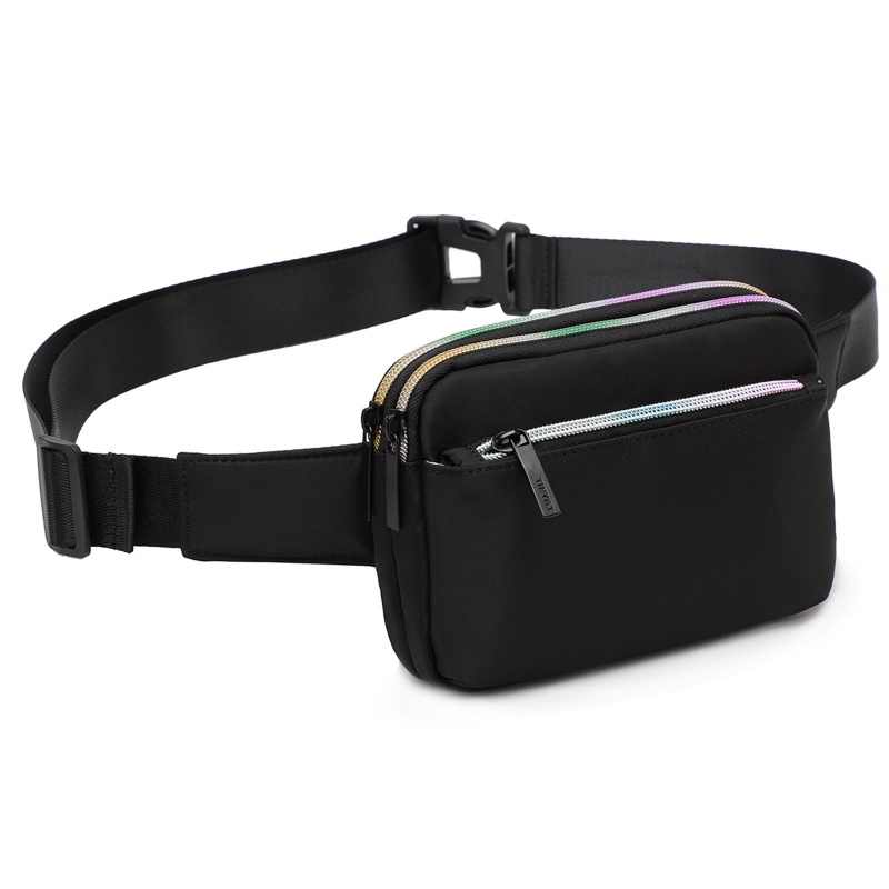 Túi đeo thắt lưng thể thao có khóa kéo thời trang cho nam và nữ