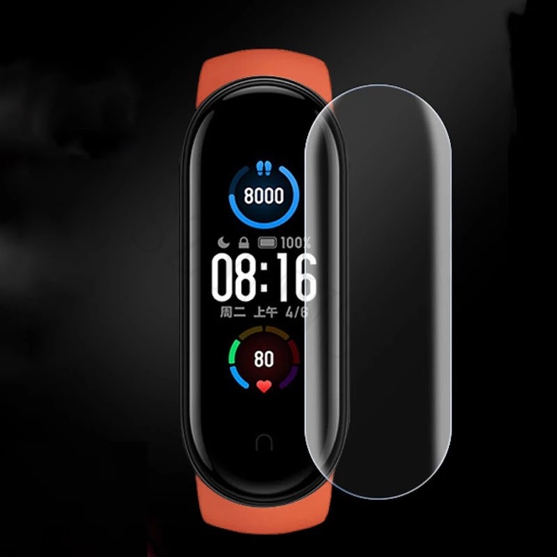 Set 2 MiếNg DáN CườNg LựC BảO Vệ MàN HìNh Cho ĐồNg Hồ Xiaomi Band 5 6 7 8 Xiaomi Band 5 6 7 8