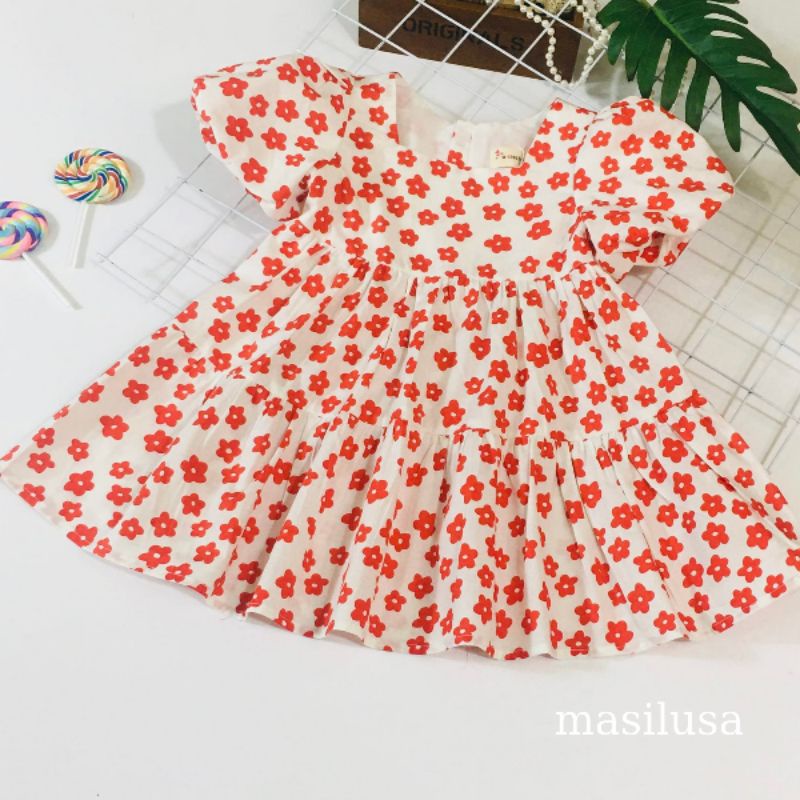 Đầm hoa mùa hè xinh xắn