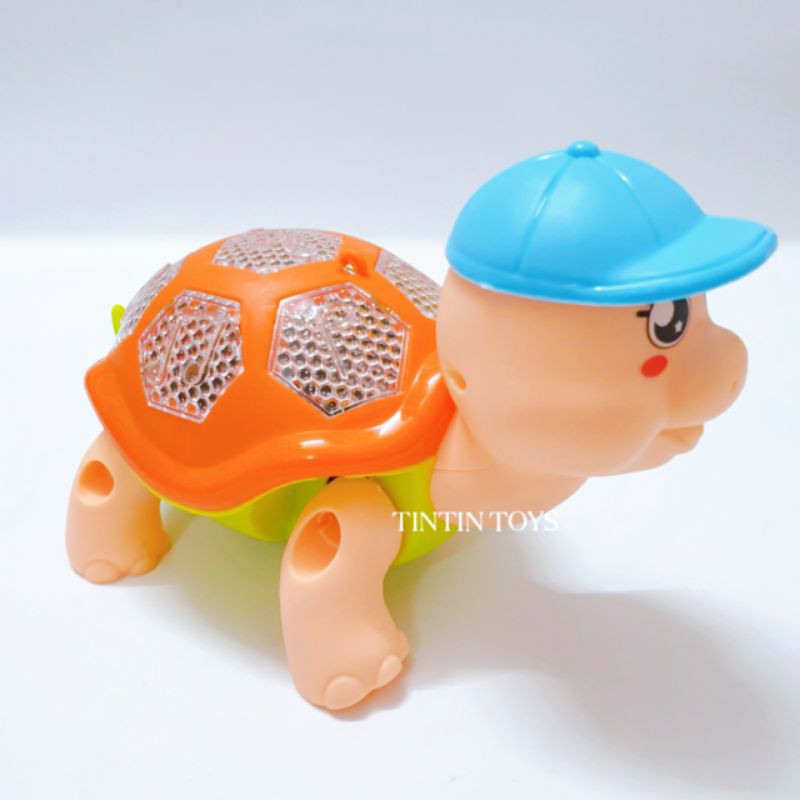 [ĐÈN-NHẠC-Di chuyển] Đồ chơi chú rùa dễ thương