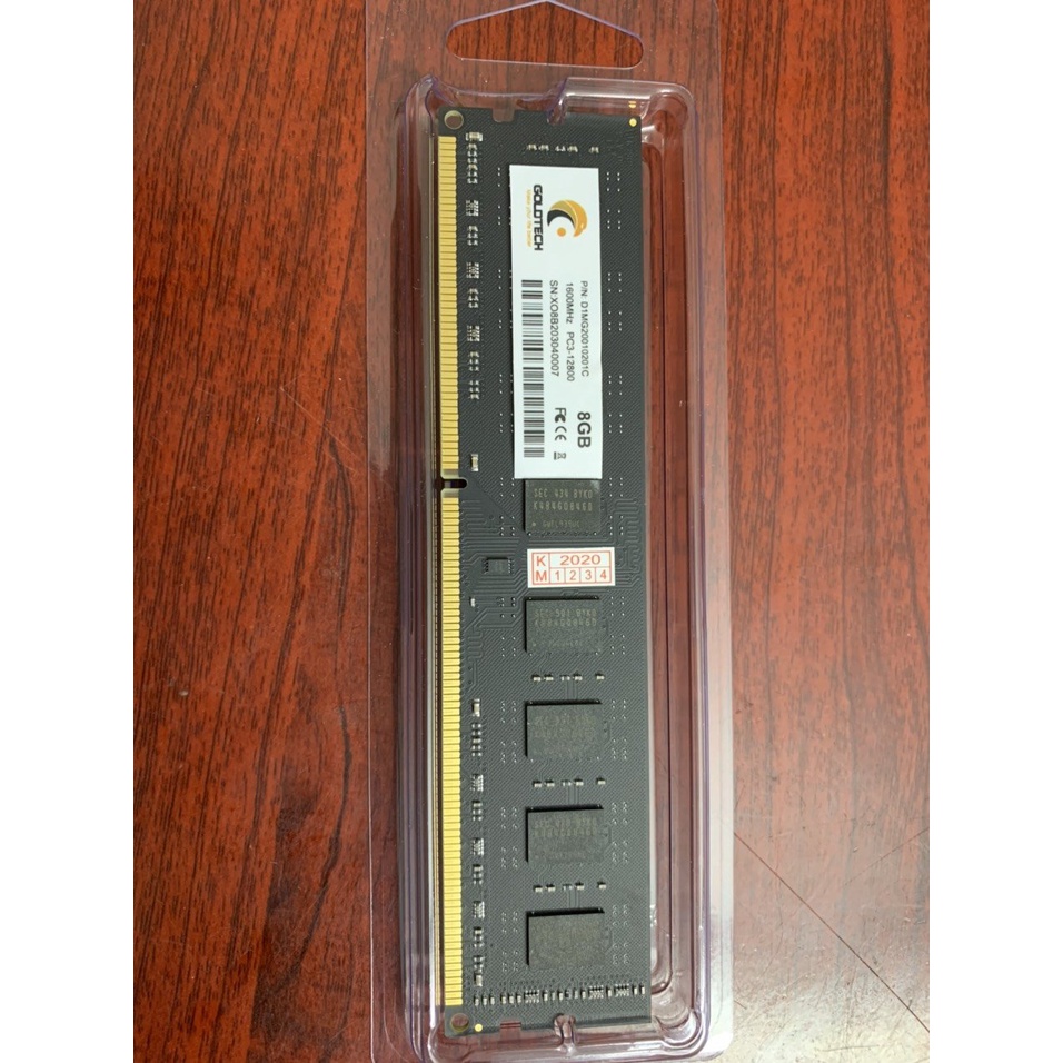 RAM Goldtech 8GB DDR3 Bus 1600Mhz Mới 100% bảo hành 3 năm