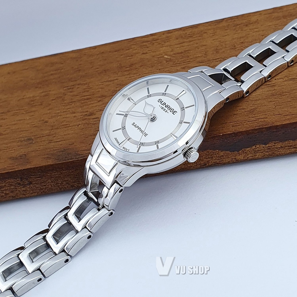 Đồng hồ nữ SUNRISE 9976SA - Chính hãng, Kính Sapphire