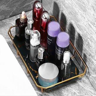 Kệ chữ nhật để nhà tắm, Kệ chữ nhật để nhà bếp Chất Liệu Gốm Sứ Vân Đá Cẩm Thạch Cao Cấp