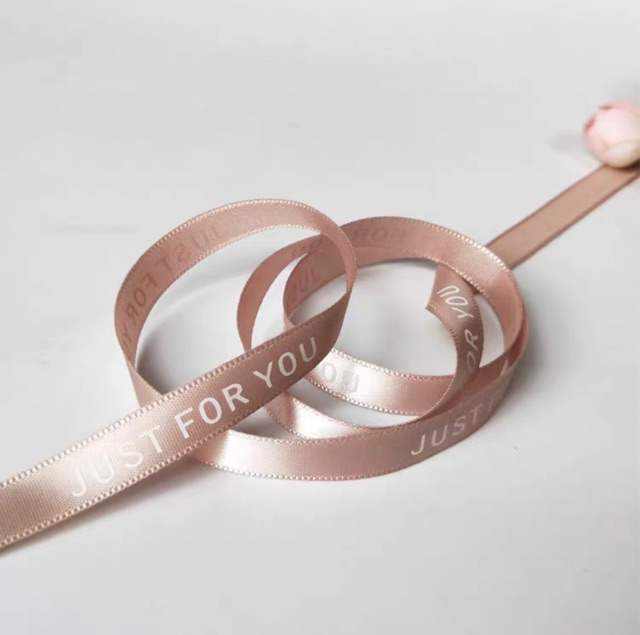 Combo 5 mét Ruybang dây nơ just for you lụa bản 1cm