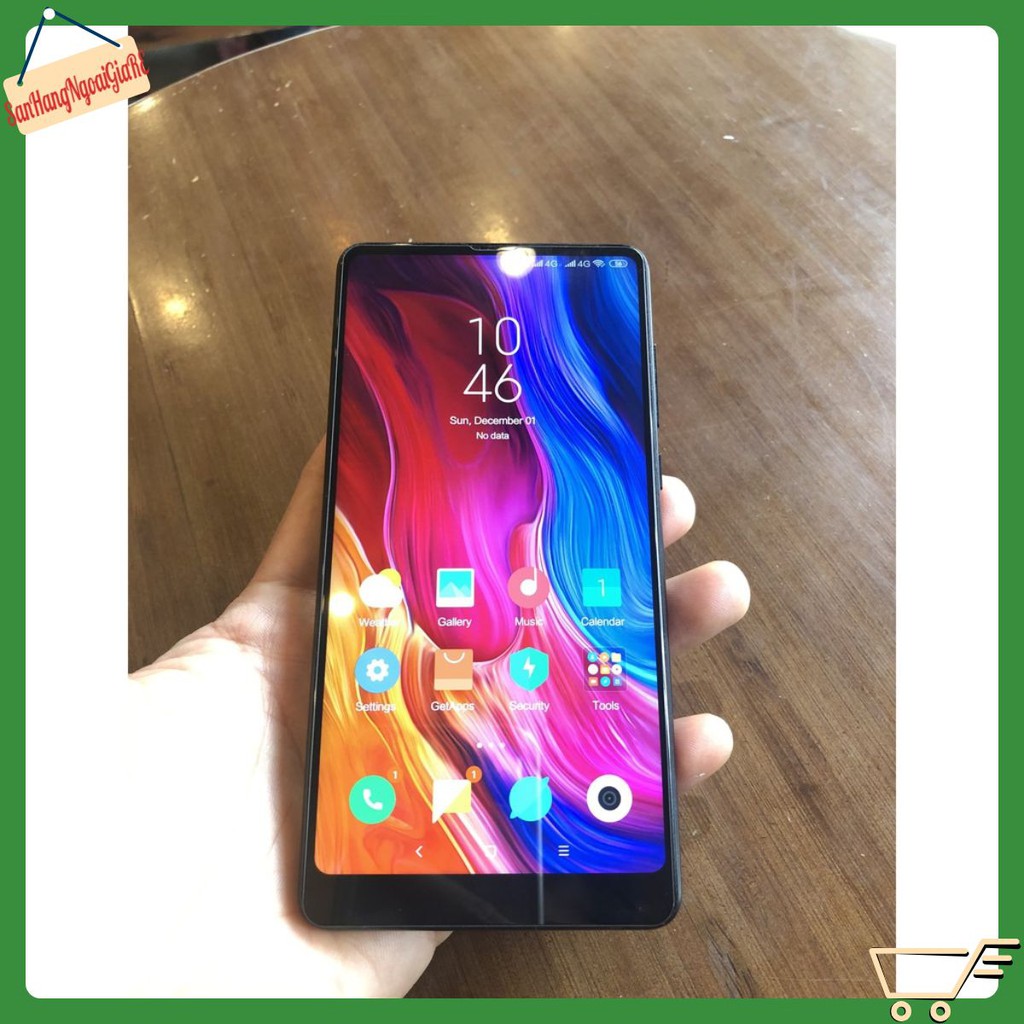 Điện thoại xiaomi mi mix 2s nguyên hộp cpu snap 845 ram 6gb 64gb 2 sim