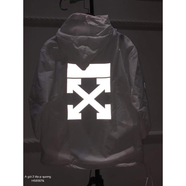 Áo khoác gió off phản quang -HS/C // hàng sẵn SLL | BigBuy360 - bigbuy360.vn