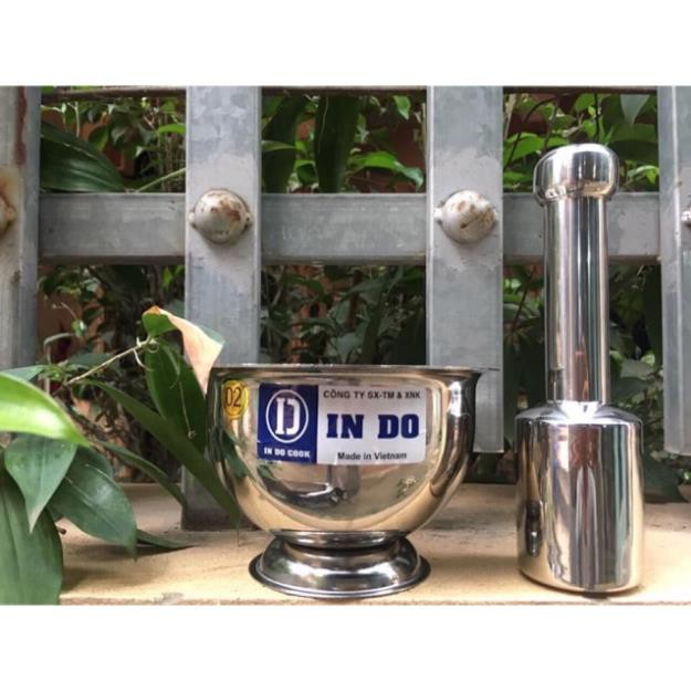 Bộ chày cối inox size 16cm (Hàng xịn)