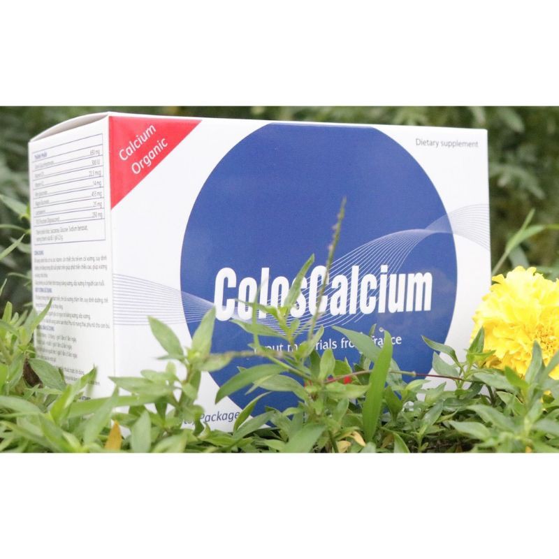 Coloscalcium - Bổ sung canxi, Vitamin K2, D3 giúp bé phát triển chiều cao tối đa (Hộp 20 gói)