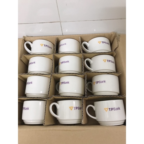 Sale sốc bộ cốc Cafe TP bank