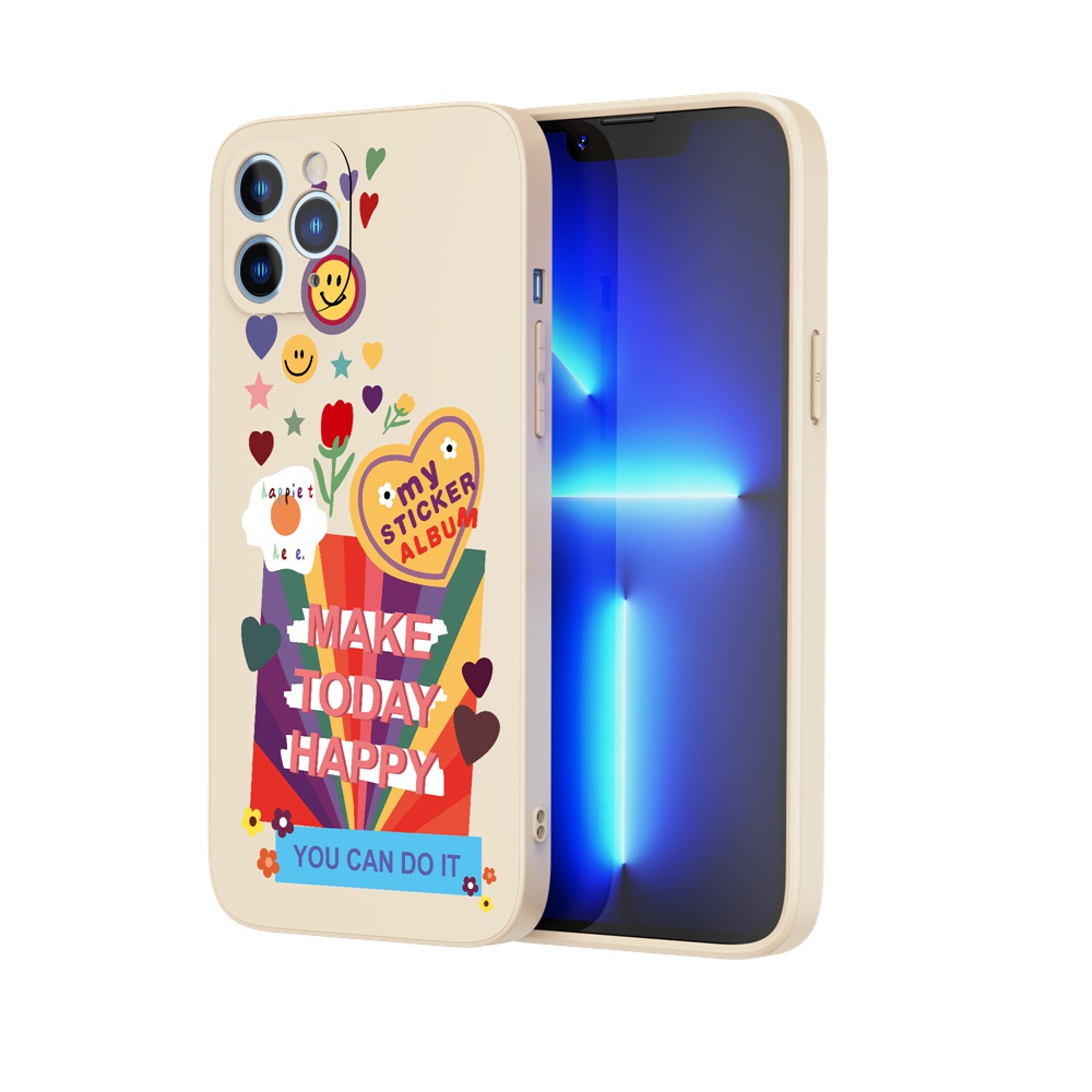 Ốp lưng iphone Ốp điện thoại silicon mềm Suntaiho họa tiết dễ thương cho Iphone 13 12 11 Pro Max X Xr Xs Max 7 8 Plus
