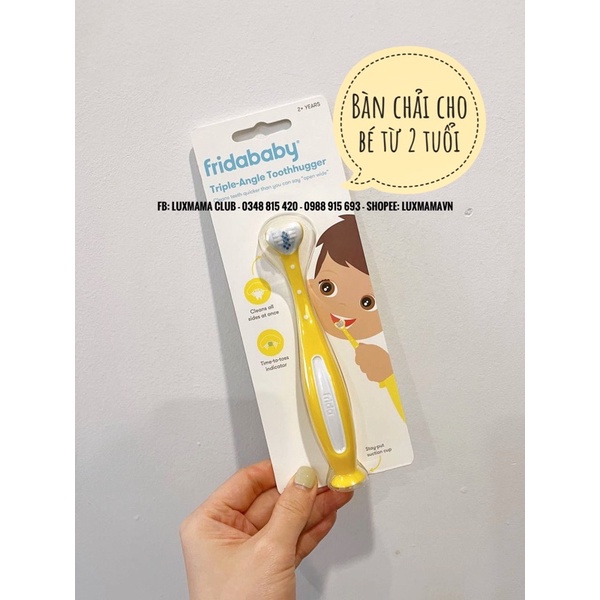 [ Bill Mỹ ] Set bàn chải trẻ em cao cấp 0-2 tuổi và trên 2 tuổi Frida Baby