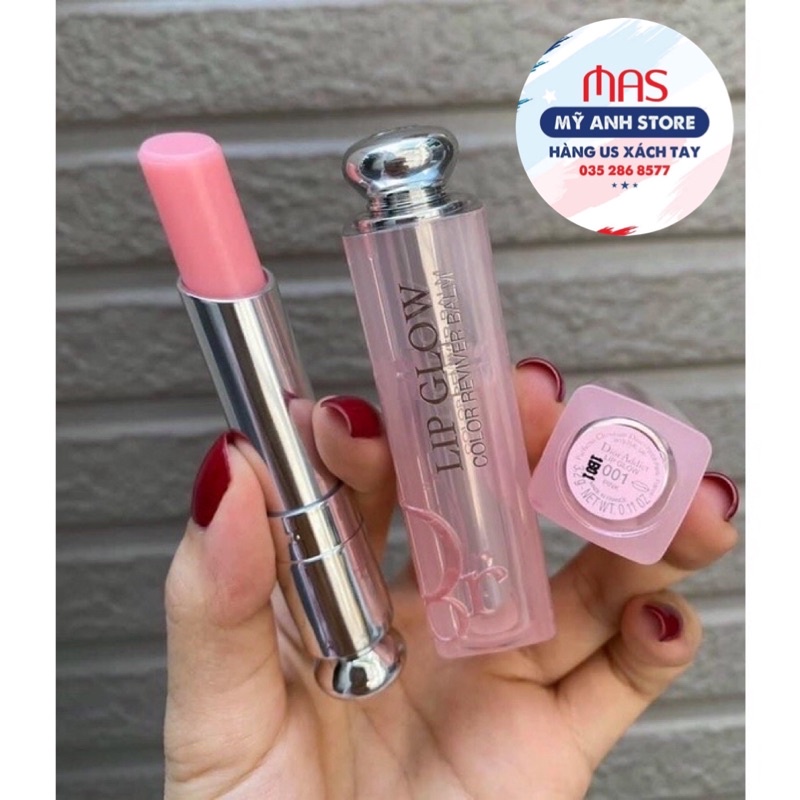 Son Dưỡng Dior 001 màu hồng baby  mẫu 2021