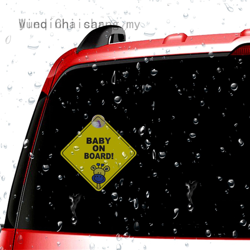 Decal Dán Xe Hơi Chữ Baby On Board