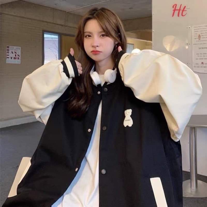 Áo bomber nỉ Gấu SADU H2A688