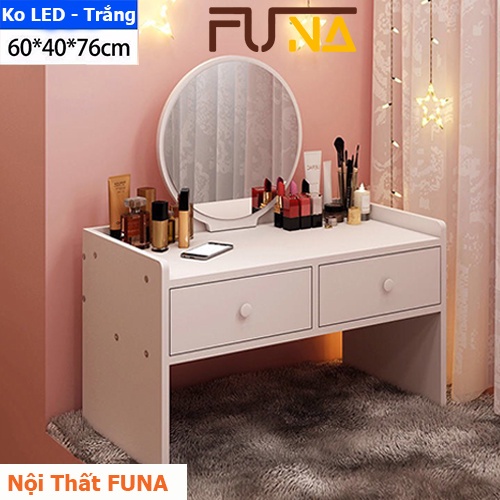 [Mã NOITAK30 - Giảm 30k đơn 0đ] Bàn Trang Điểm Ngồi Bệt FUNA LED Cảm Ứng- AK12 (lắp đặt theo hướng dẫn).