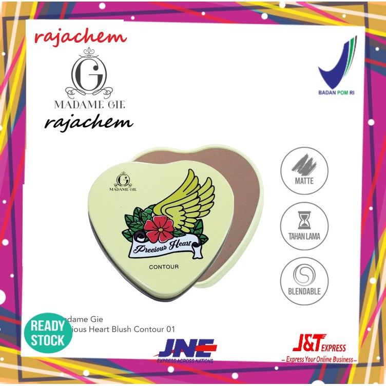 (hàng Mới Về) Phấn Trang Điểm Tạo Khối Madame Gie Trái Tim