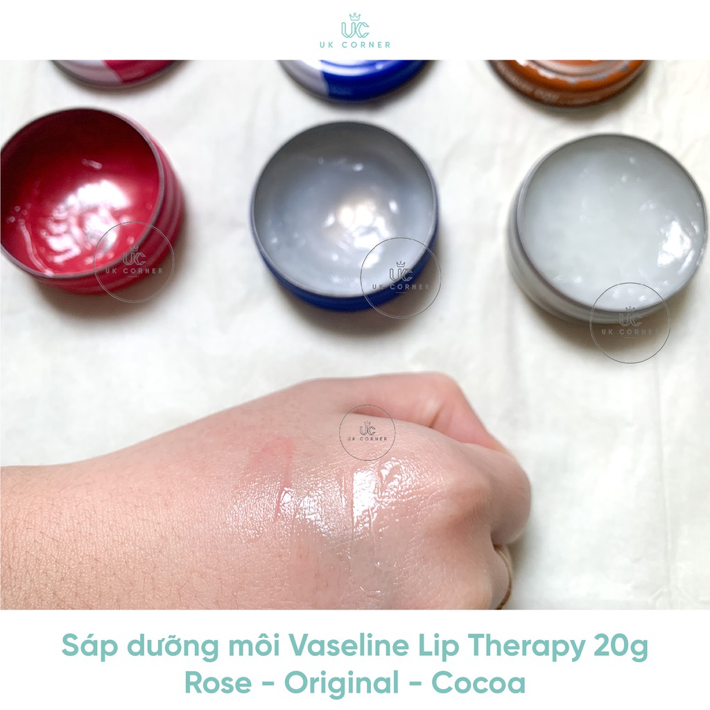 Sáp dưỡng môi Vaseline Lip Therapy 20g hàng Anh (UK)