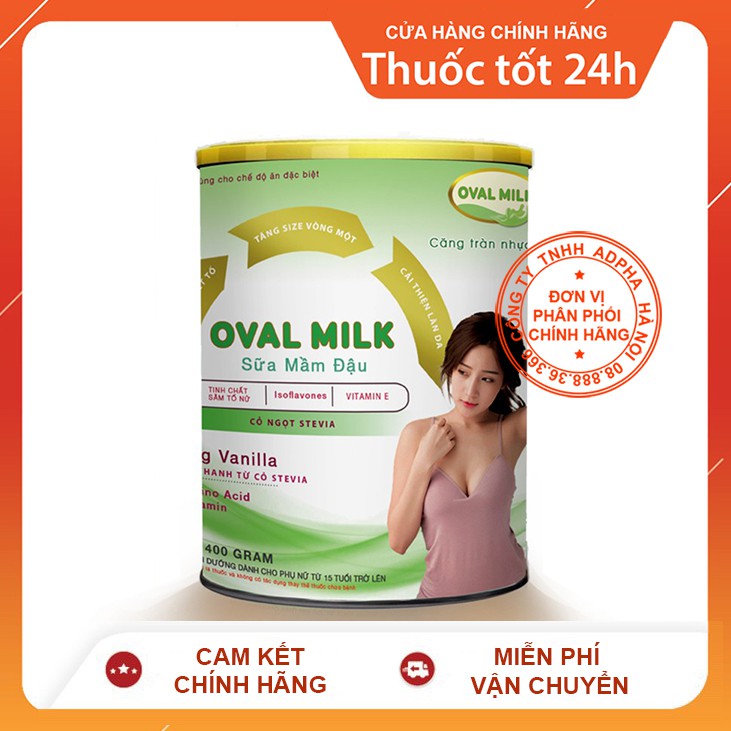 Sữa Oval Milk Sữa tăng vòng 1 và Cân bằng nội tiết đầu tiên tại Việt Nam