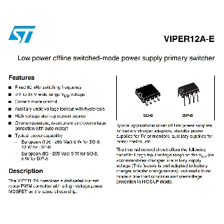 IC nguồn VIPer12A DIP-8