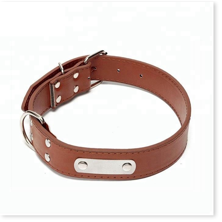 Dây Đeo Cổ Thú Cưng, Dây Da Trơn Đeo Cổ Cho Thú Cưng Loại Vừa AMAZING TTP