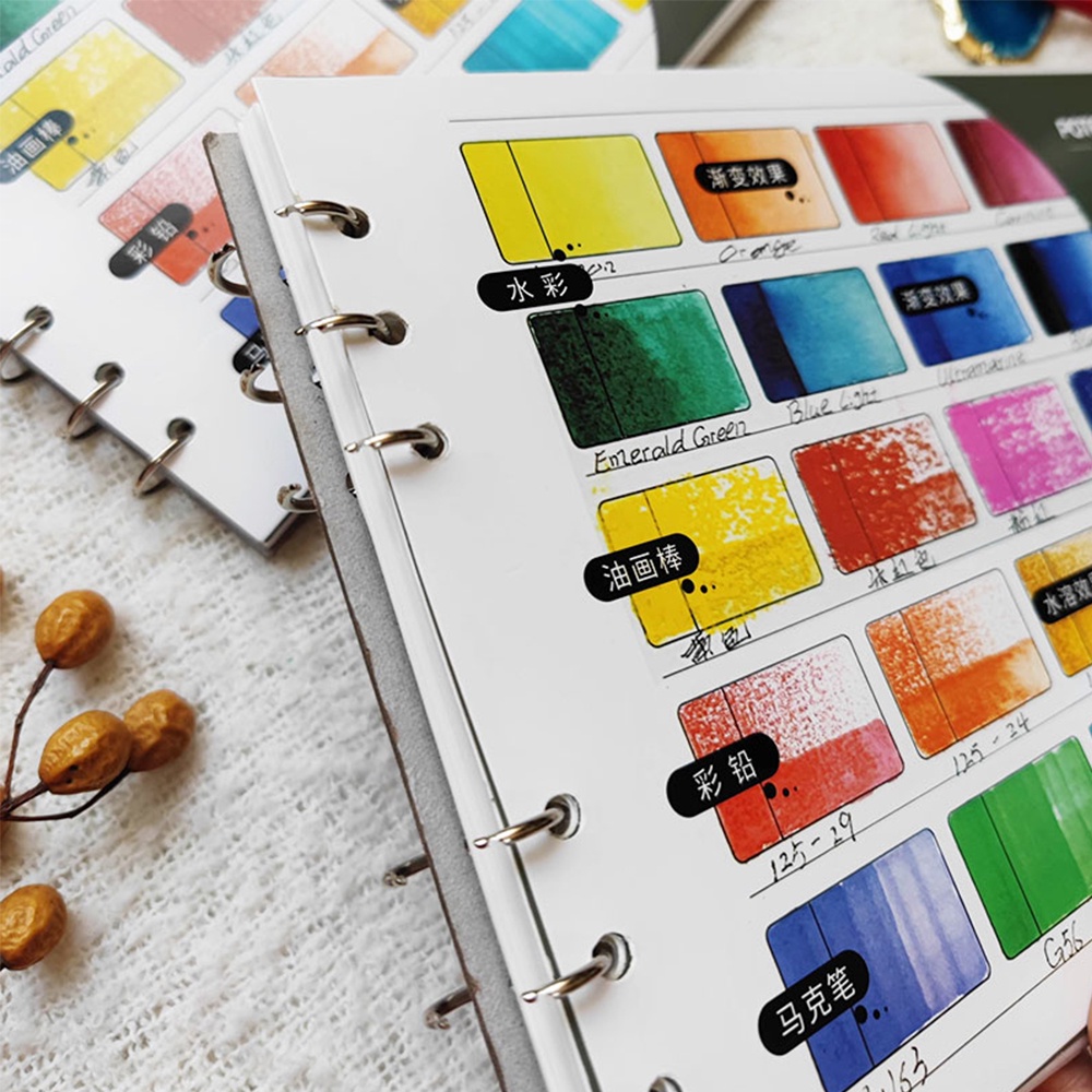 Sổ Tay 300gsm Bằng Cotton Dùng Vẽ Màu Nước Tiện Dụng