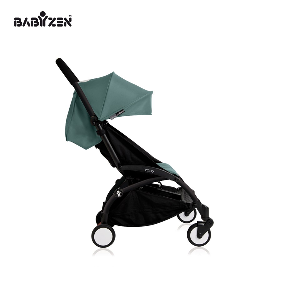 Bộ màn chụp và đệm xe đẩy YOYO 6+ Xanh Aqua Babyzen