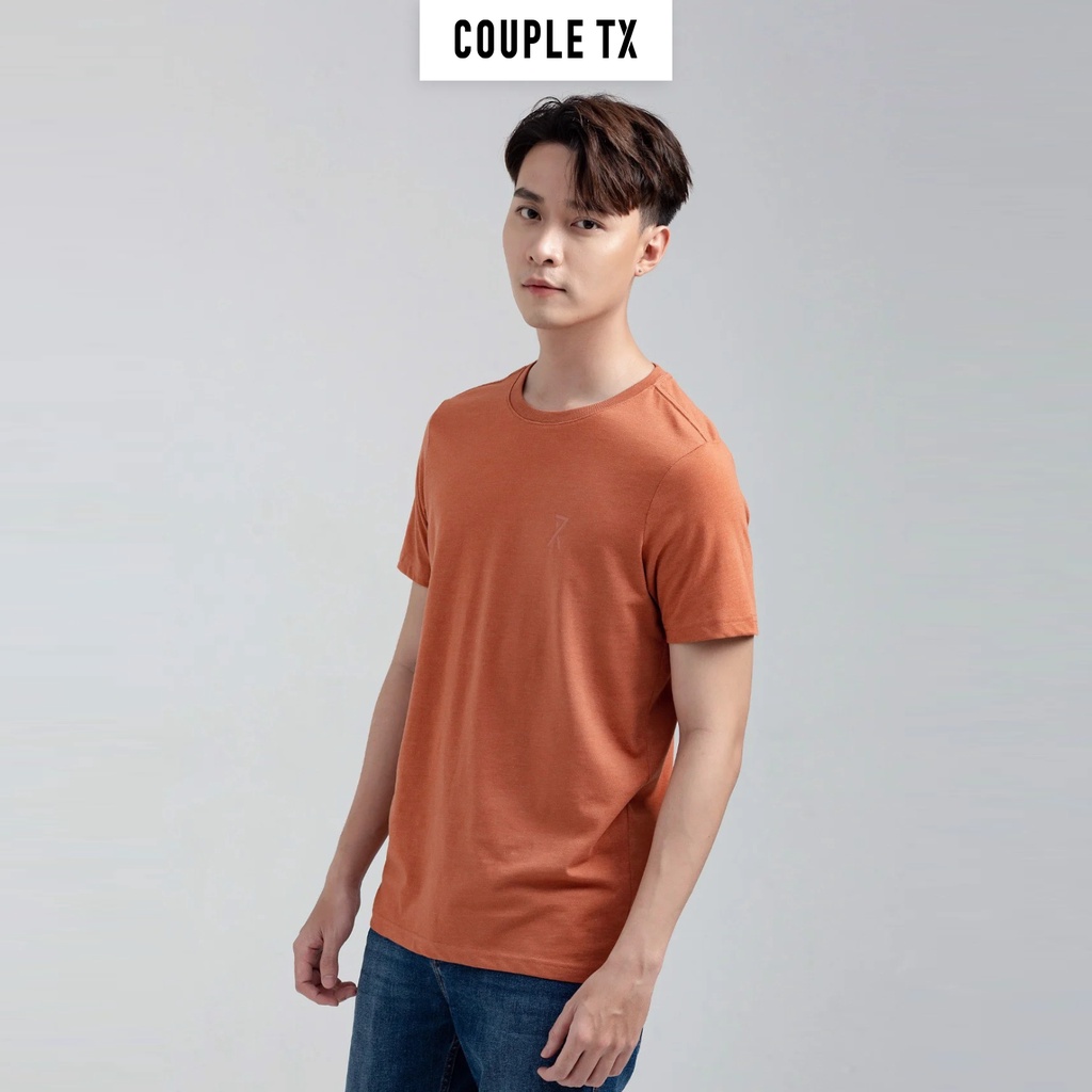 Áo Thun Nam Cổ Tròn Couple TX Basic In Logo X