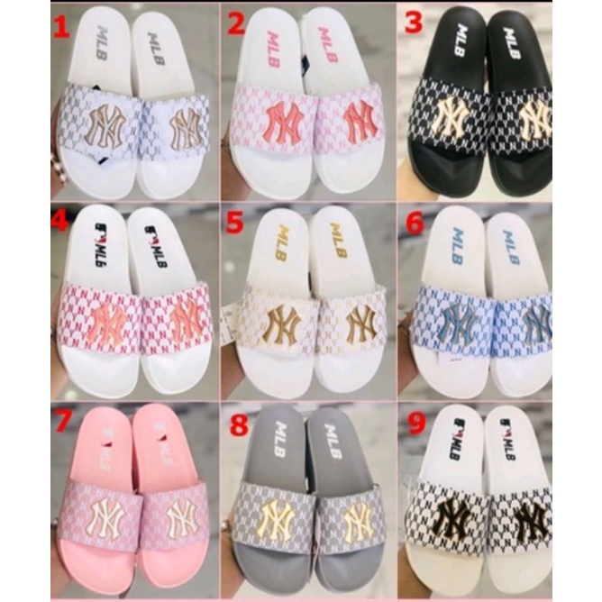 Dép nam nữ quai ngang M.L.B chữ thêu.size 36-43