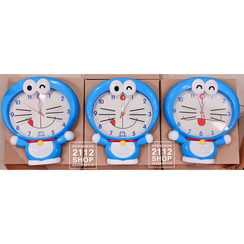 Đồng hồ treo tường mẫu Doraemon toàn thân