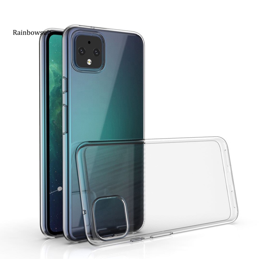 Ốp điện thoại tpu trong suốt chống sốc cao cấp cho pixel 4/4xl