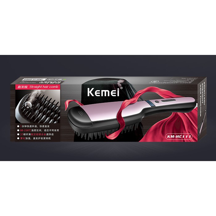 (Rẻ Là Mua)  Lược chải tóc Kemei KM-HC111 - 6100 (Bao Đẹp)