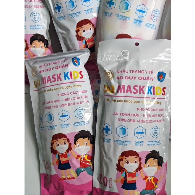 Khẩu trang 4D KF94 trẻ em