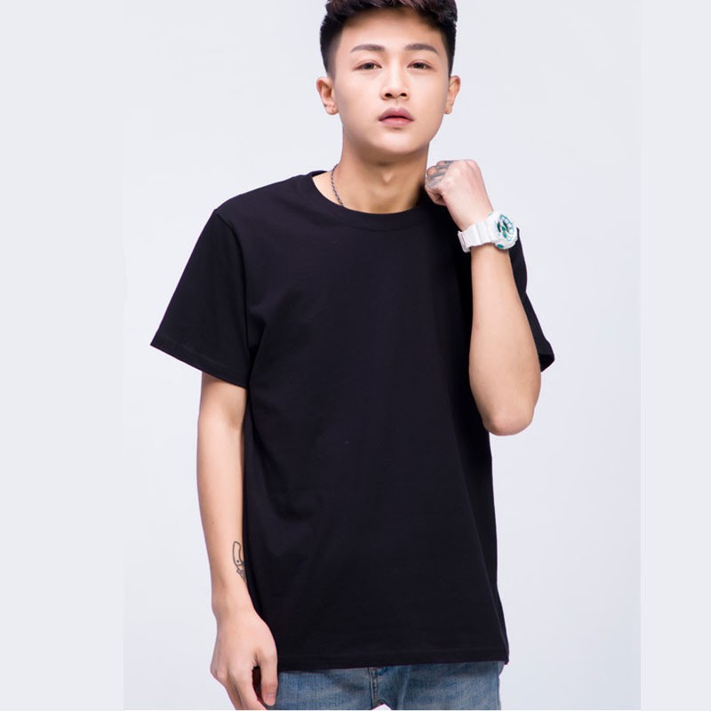 Áo Phông Trơn Màu Tay Ngắn Unisex Cho Cả Nam Và Nữ Vải Cotton Đẹp Và Thoáng Mát | BigBuy360 - bigbuy360.vn