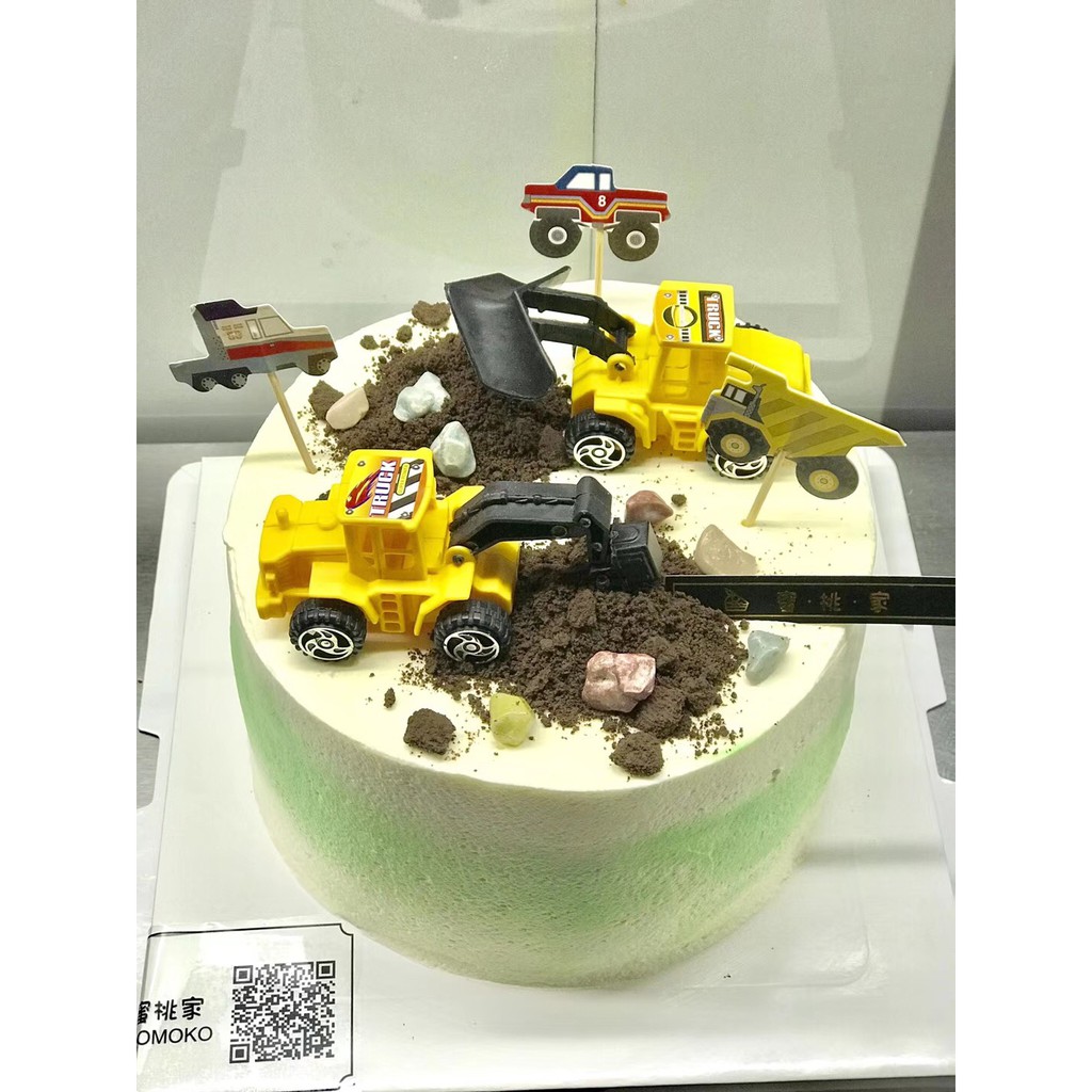 Đồ chơi trang trí bộ xe cẩu