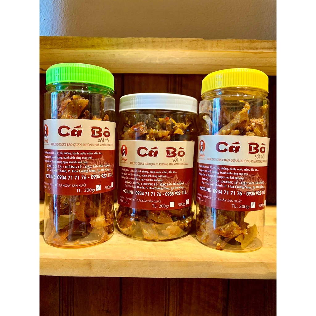 CÁ BÒ RIM SỐT TỎI - NHÀ LÀM - ĐẶC SẢN ĐÀ NẴNG