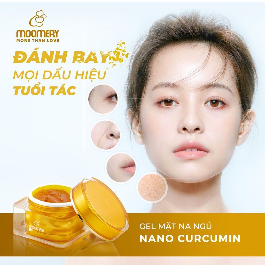 Mặt Nạ Ngủ Tinh Nghệ - Nano Curcumin Sleeping Mask Gel Moomery-HOME DECOR