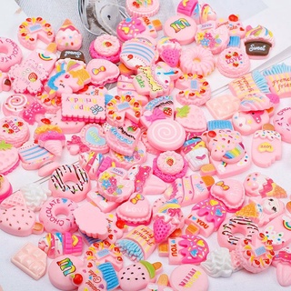 Combo 100 charm hồng, jitbitz gắn dép crocs, điện thoại