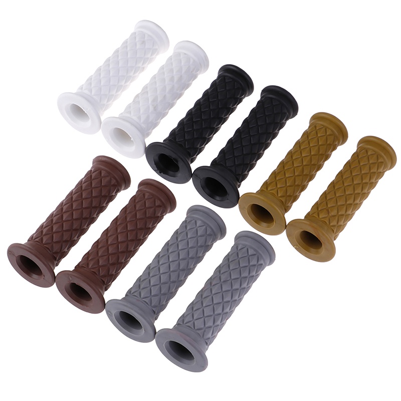 [newwellknown 0610] available hot retro cafe racer parts rubber motorbike grip for moto handlebar