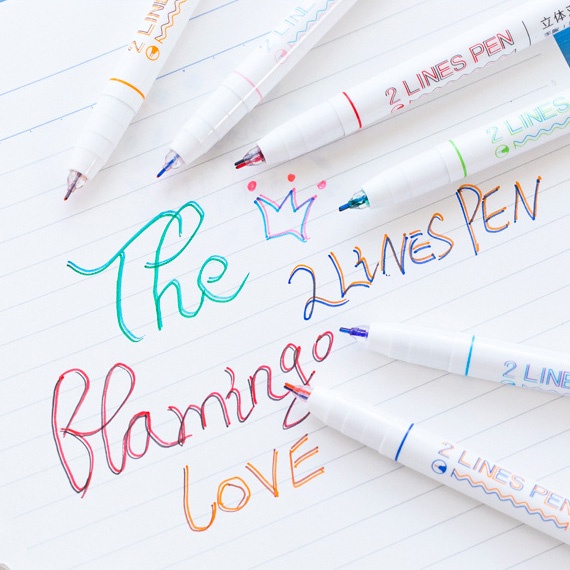 Set 6 Bút Mực Gel Ngòi 0.5mm Trang Trí Sổ Tay