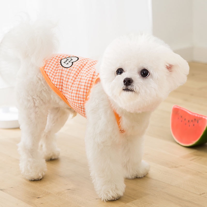 &lt;cutepethome&gt;Áo Hai Dây Mỏng Xuân Thu Phong Cách Mới Cho Thú Cưng