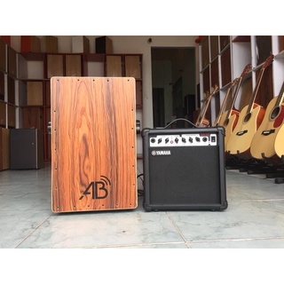 Trống Cajon EQ Kết Nối Amply Được Chọn Màu