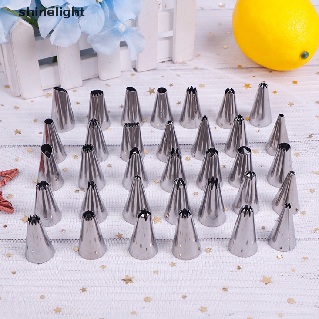 Set 24 / 36 / 48 Đuôi Bắt Bông Kem Bằng Thép Không Gỉ