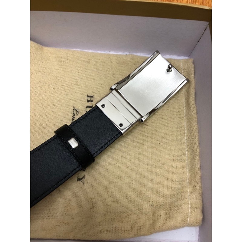 Thắt lưng da cho nam chất liệu da thật cao cấp thương hiệu Burberry BBR