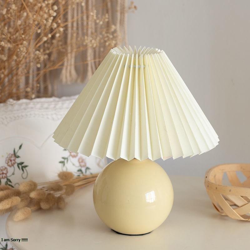 Đèn ngủ để bàn thân sứ 3 chế độ sáng,đèn trang trí phòng ngủ phòng khách - Gu Decor Wooden