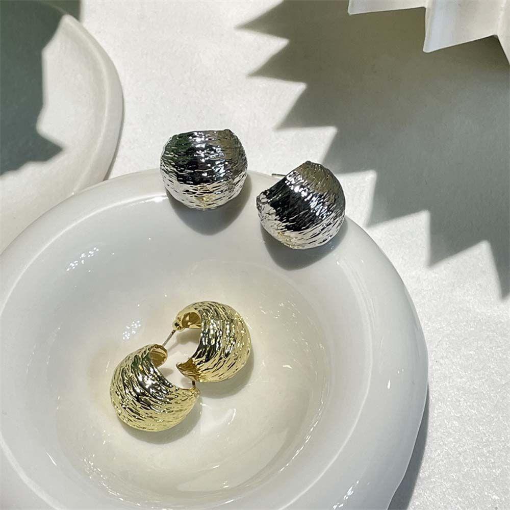 Khuyên Tai Tròn Cọ Đơn Giản MXGOODS|Trang Sức Thời Trang Nhiều Màu Sắc|Khuyên Tai Hình Quả Bóng Tròn Nhiều Màu Sắc Dành Cho Nữ