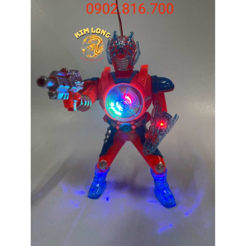 Đồ chơi lồng đèn trung thu hình siêu nhân có pin nhạc đèn