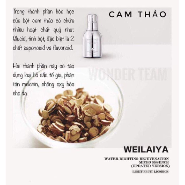 [Mã FMCGM100 - 10% đơn 500K] Serum Chống Lão Hóa WEILAIYA Dung Tích 50Ml