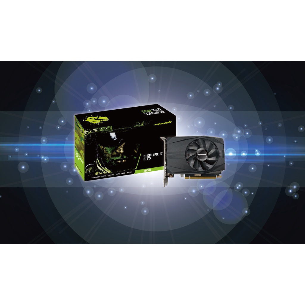 VGA Card màn hình MANLI GeForce GTX 1650 4GB GDDR6 New chính hãng