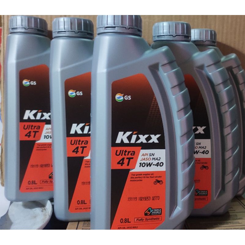 COMBO6- NHỚT KIXX XE MÁY SỐ 10W40- 800ML